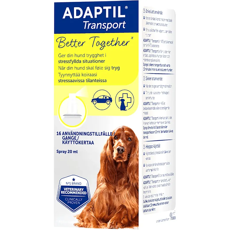 Trygghetssprej Adaptil Transport 20 ml