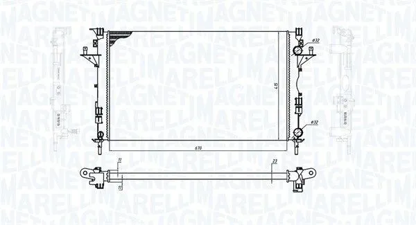 Kylare Magneti Marelli 350213171900