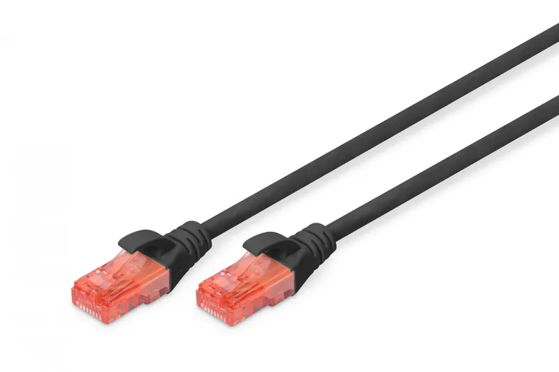 DIGITUS Professional patch cable - 1 m - black - Svart - 1m (#7695)