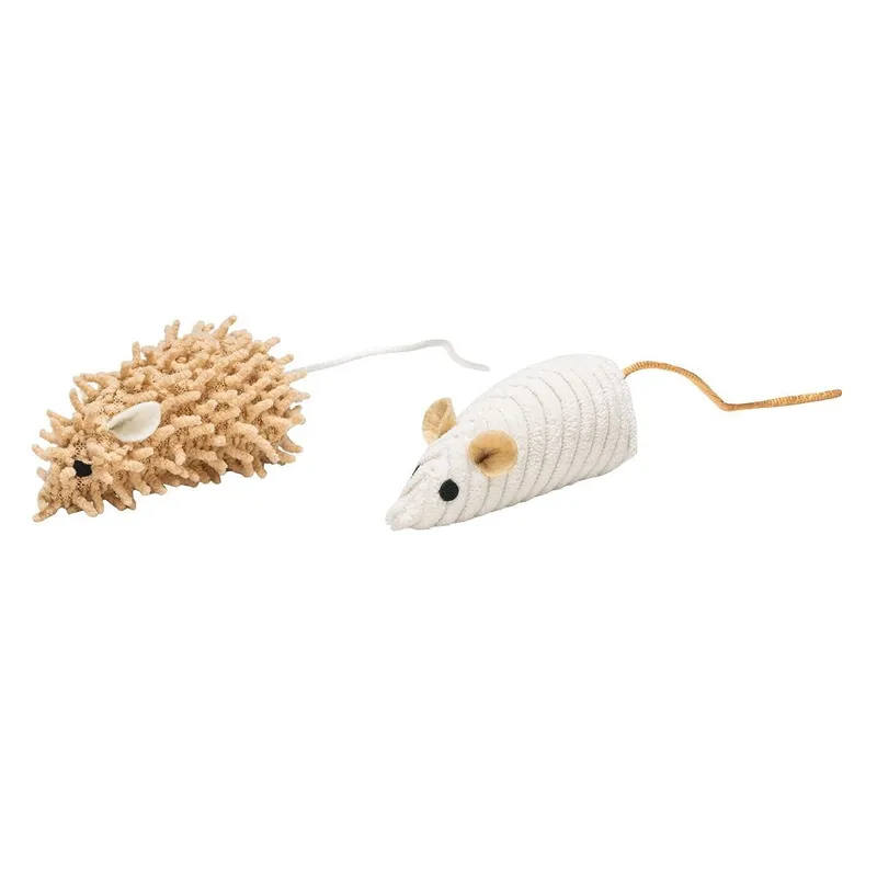 Beeztees Eco Cat Seerp Leksaksmöss 2-pack