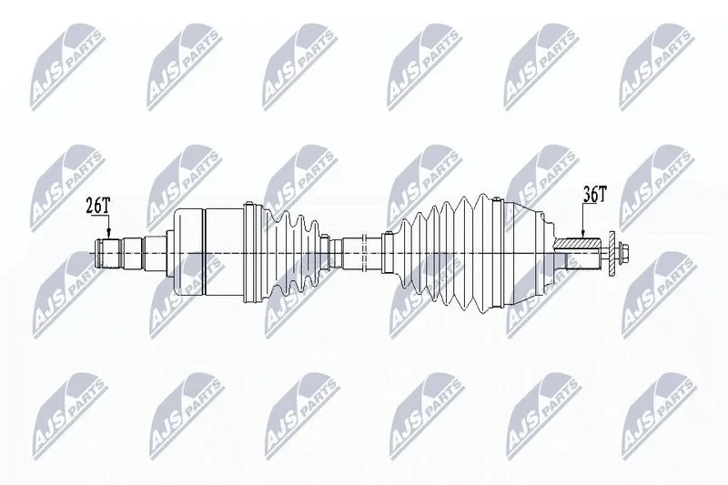 Drivaxel NTY NPW-VV-131