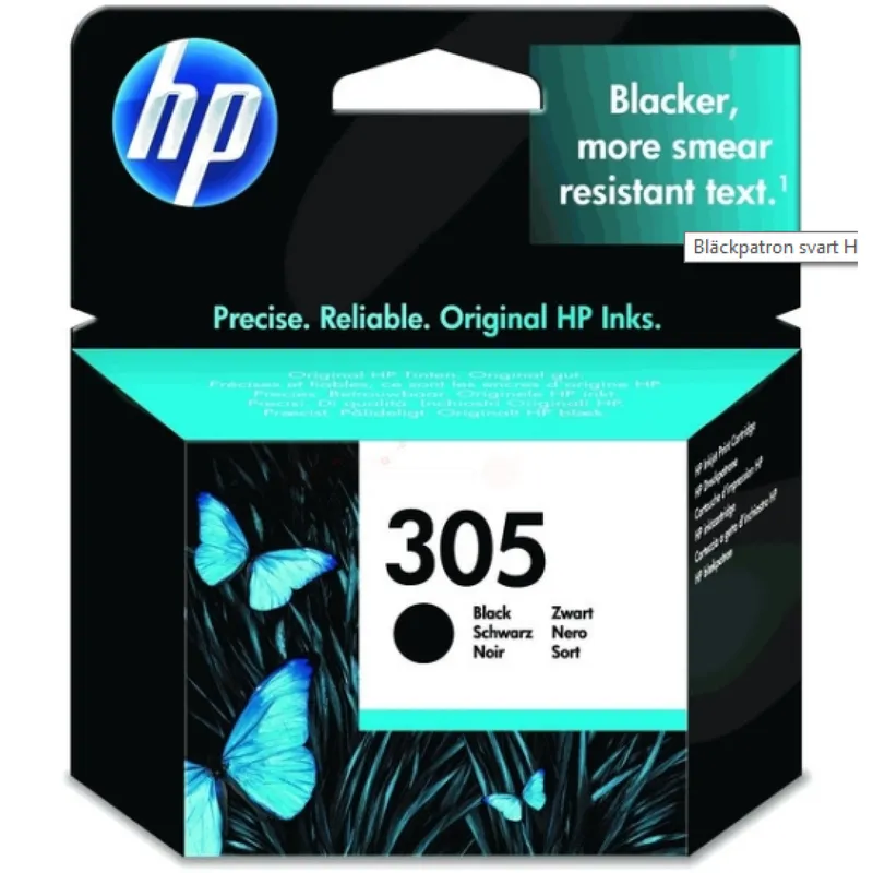 HP bläckpatron 305 original svart 2 ml