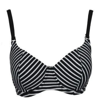 Esprit Silverline Beach Padded Underwire Bikini Svart D 80 Dam