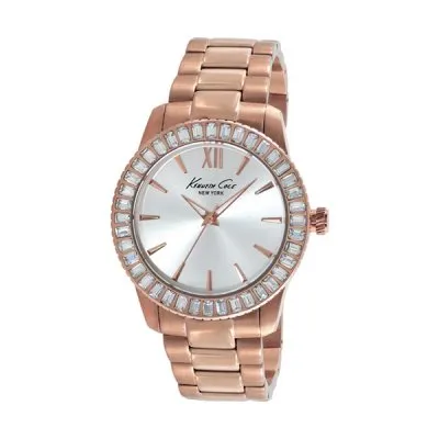 Klocka KENNETH COLE IKC4991. Kvarts, Färg silver. Kobieta.