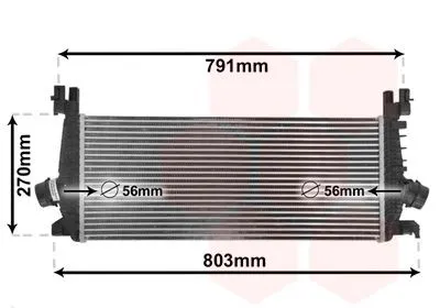 Intercooler VAN WEZEL 37004549