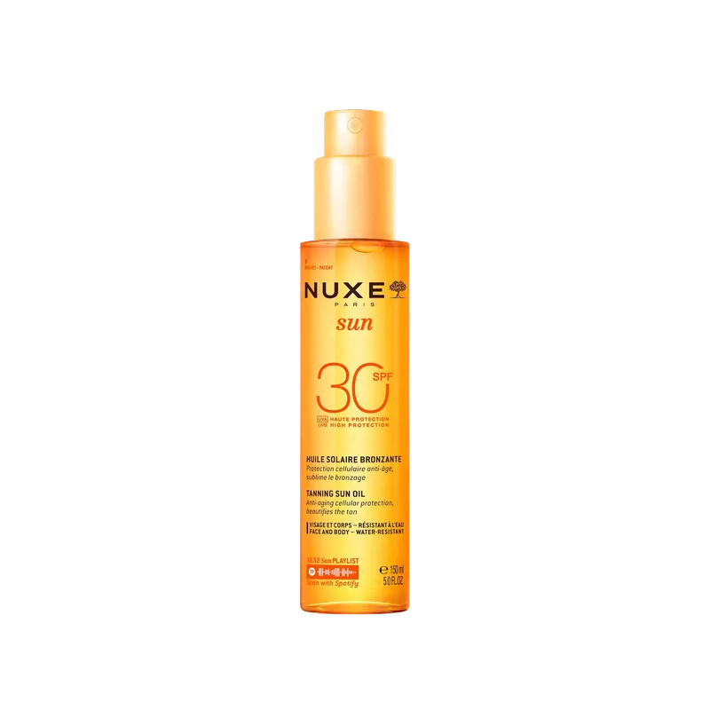 Nuxe Sun Tanning Oil High Protection, Solskyddsfaktor SPF30 150ml