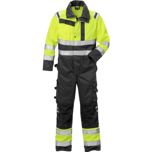 OVERALL VARSEL KL 3 8026 PLU VARSELGUL/SVART STL S | Beijerbygg Byggmaterial
