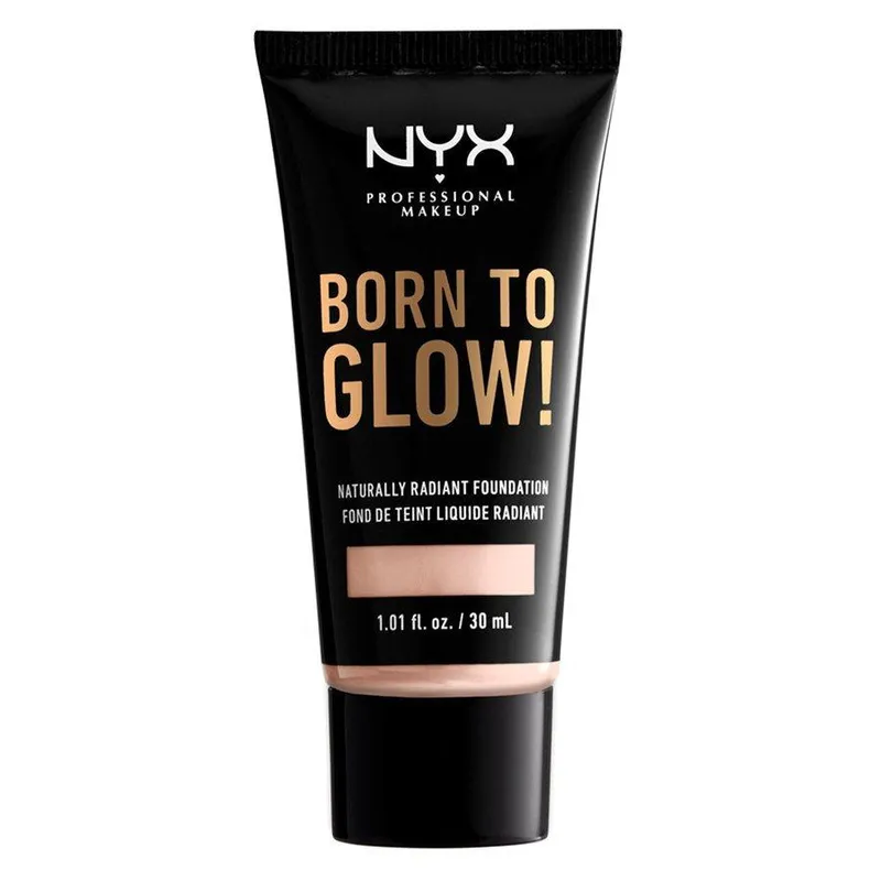 NYX Born To Glow Naturally Radiant Foundation 30ml – Light Porcelain
