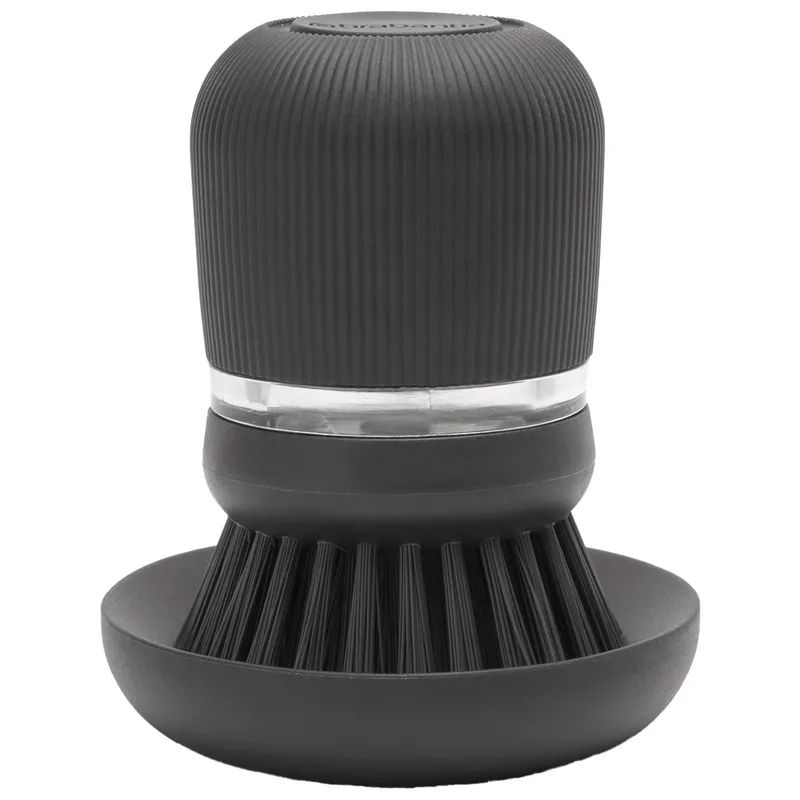 brabantia - soap dispensing dish brush - polyester - dark grey
