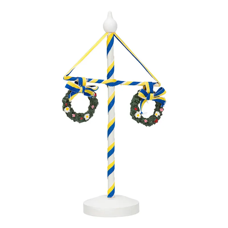 Midsommarstång vit i trä