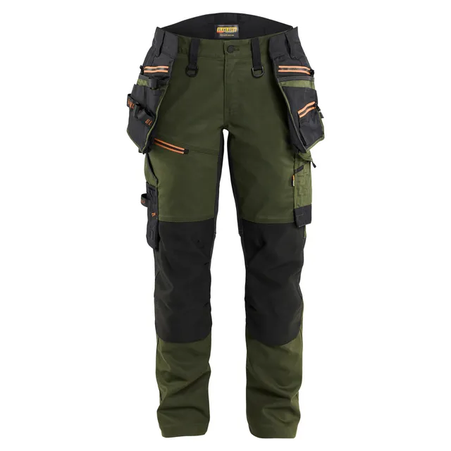 HANTVERKSBYXA MED STRETCH DAM SKOGSGRÖN/ROST D23 | Beijerbygg Byggmaterial