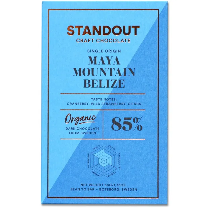 Standout Chocolate 85% Belize Maya Mountain 50g