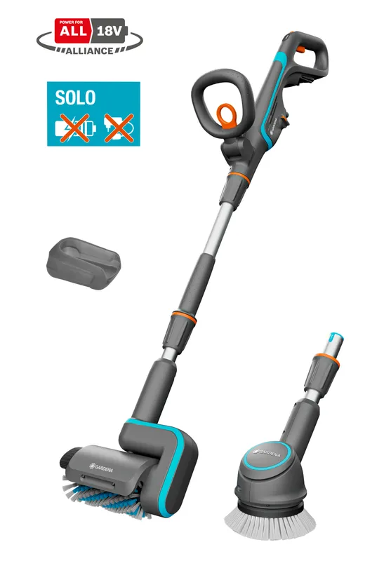 Gardena batteridriven ytrengörare AquaBrush Universal 04/18V, solo – SOLO