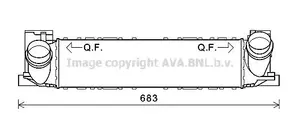 Intercooler AVA COOLING SYSTEMS BWA4464
