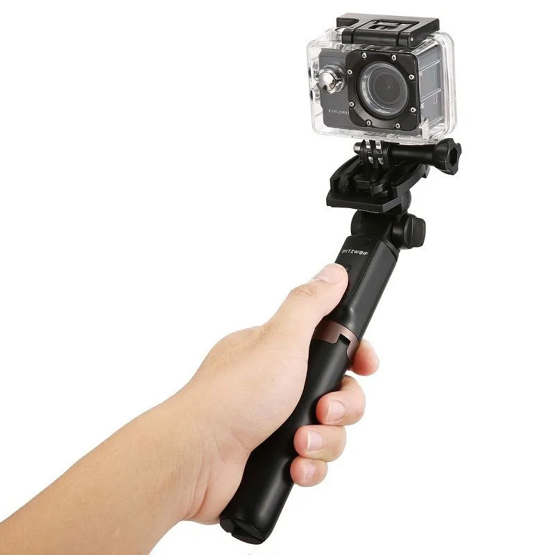 BW-BS3 3in1, Sport Selfie-stick tripod – Svart