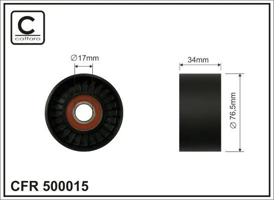 Spännrulle, aggregatrem CAFFARO 500015