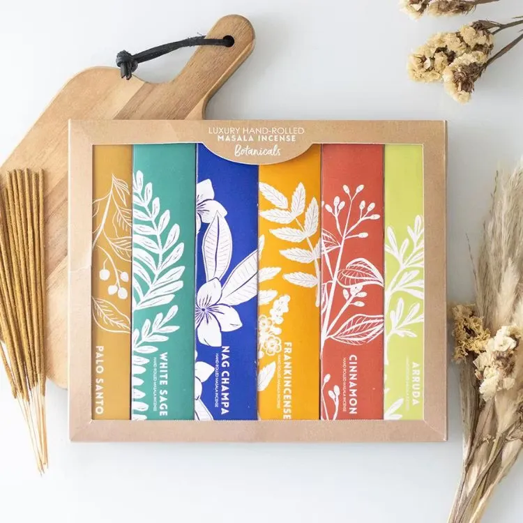 Rökelse Exotic Botanical Masala Incense Stick Variety