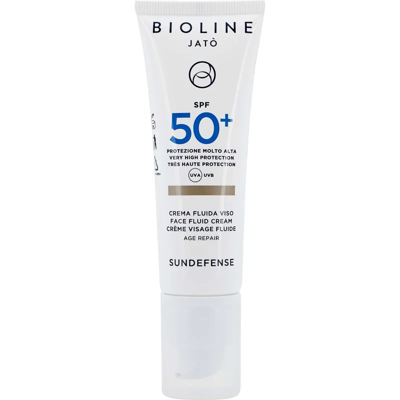 Bioline Jatò SPF 50+ Very High Protection Face Fluid Cream Age Repair 50 ml