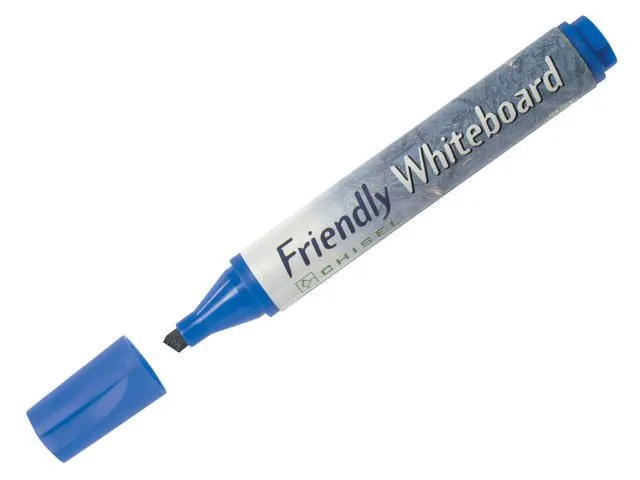 Whiteboardpenna Friendly sned blå