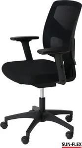 Sun-flex Officechair Mesh Svart