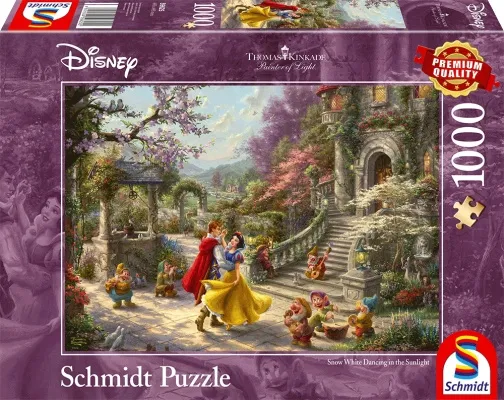 Disney Dancing with the prince Thomas Kinkade Pussel 1000 bitar Schmidt