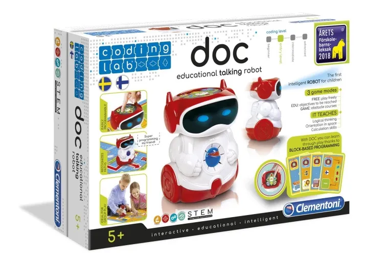 DOC Educational Talking Robot - Clementoni - Leksaksaffären