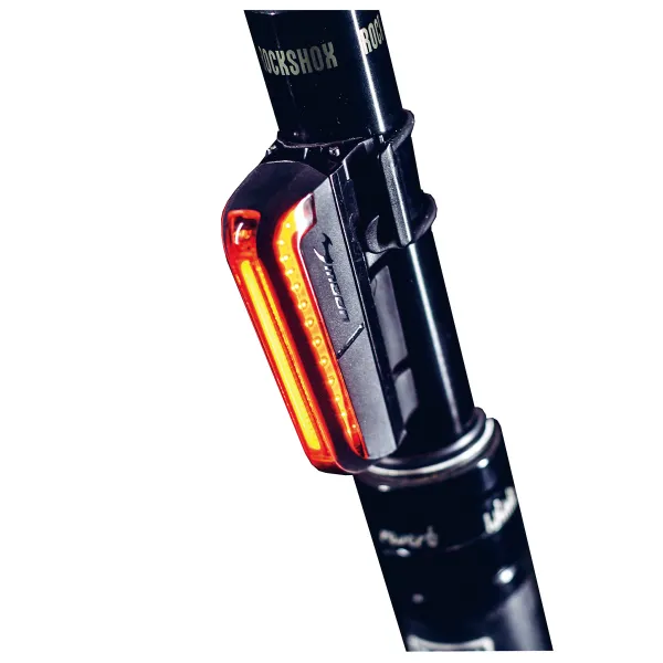 Cykelbaklampa Röd MOON Cerberus - 150 lm / Laddbar