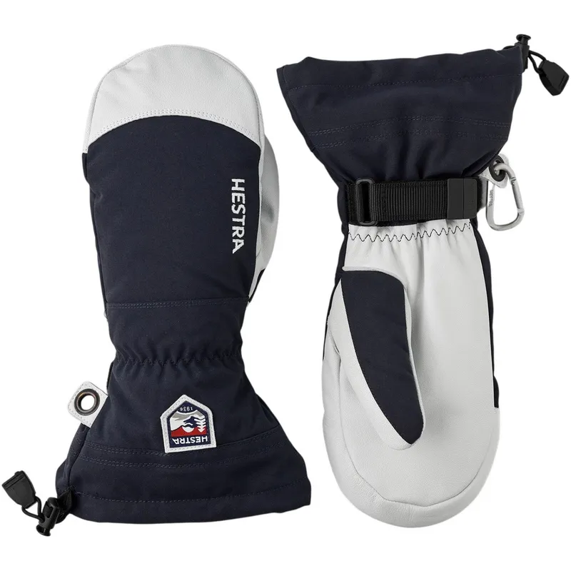 Hestra Army Leather Heli Ski, Skidvantar, Navy