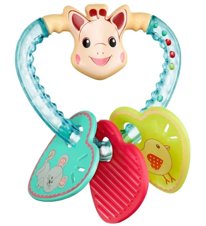 Sophie la Girafe Skallra - Heart - Flerfärgad
