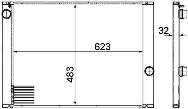 Kylare MAHLE CR 1067 000P