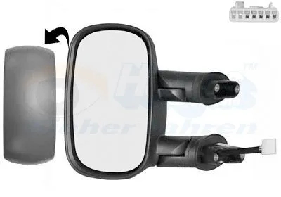 Backspegel VAN WEZEL 1636807