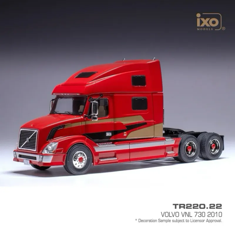 Volvo VNL 730 – 2010 – Röd – Ixo Models – 1:43