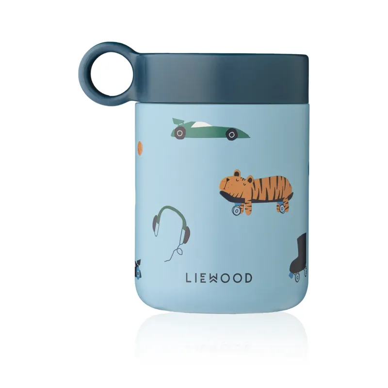 LIEWOOD Kiani Mönstrad Mattermos, Fun/Beach Blue