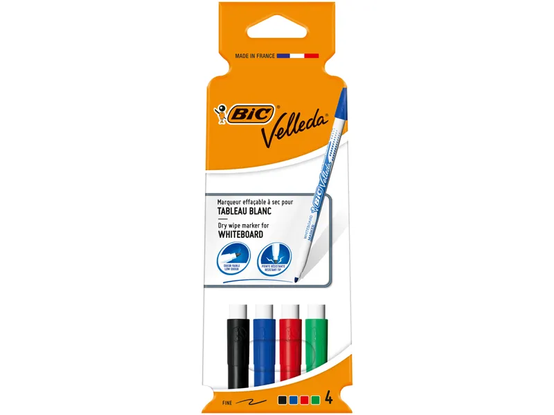 BIC Whiteboardpennor 1721 - 1,6 mm - 4 st