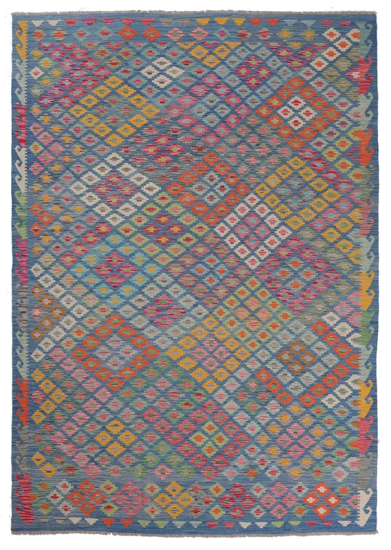 Kelim Afghan Old style Matta 206×300