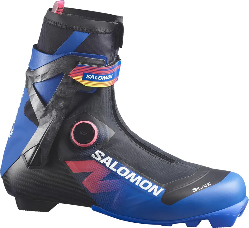 Salomon S/LAB Equipe Skate BOA Svart UK 10 | Längdpjäxor