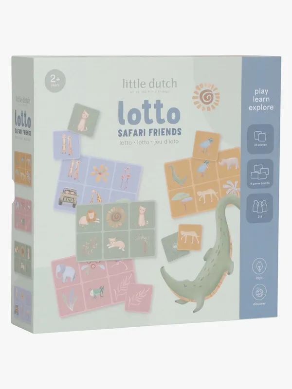 Little Dutch Memoryspel - Lotto - Safari Friends