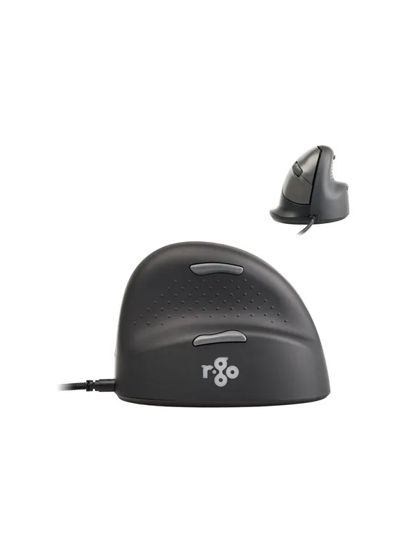 R-Go Tools R-Go HE Break - Vertical mouse - Optic - 5 knappar - Grå