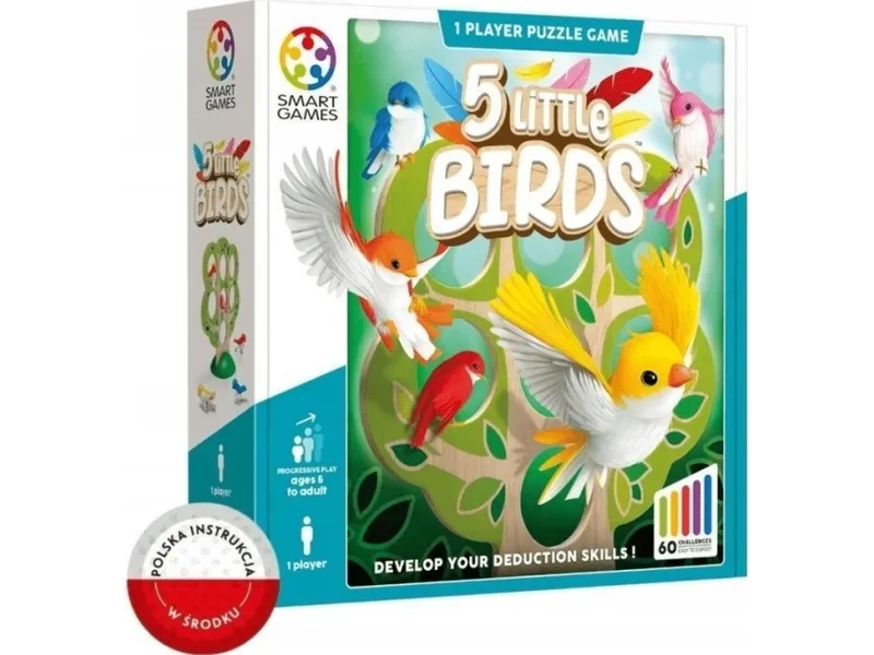 Hjärngympa - SmartGames: 5 Little Birds
