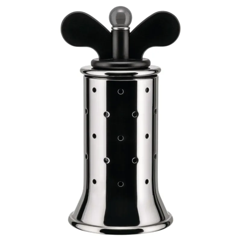 Alessi Pepparkvarn, stål/svart