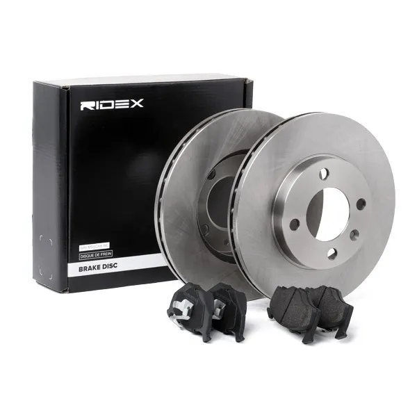 RIDEX 3405B0187 Bromssats, skivbroms