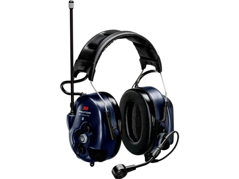 3M Peltor WS LiteCom Plus Hörselskydd hjässbygel, Bluetooth, komradio 16 kanaler