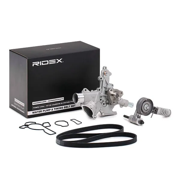 Vattenpump + drivremssats RIDEX 4172P0087