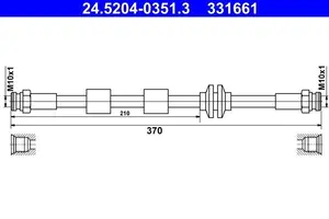 Bromsslang ATE 24.5204-0351.3
