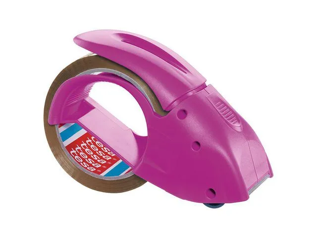 Tejphållare packtejp TESA Pack-n-Go rosa