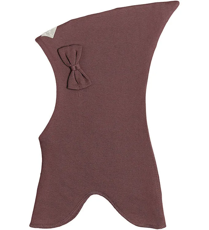 Racing Kids Balaklava – Dubbel – Dusty Heather m. Rosett