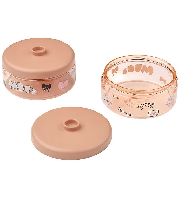 LIEWOOD Dominique Tritan Snackslåda 500 ml 2-Pack, Mood/Pale Tuscany