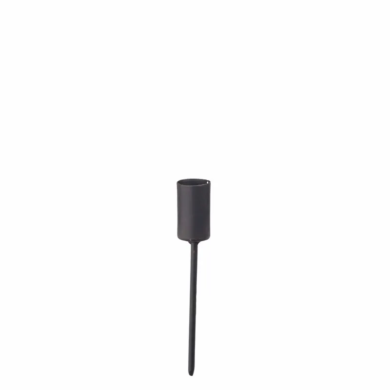 Ljushållare Antikljus Svart (Storlek: 14cm)
