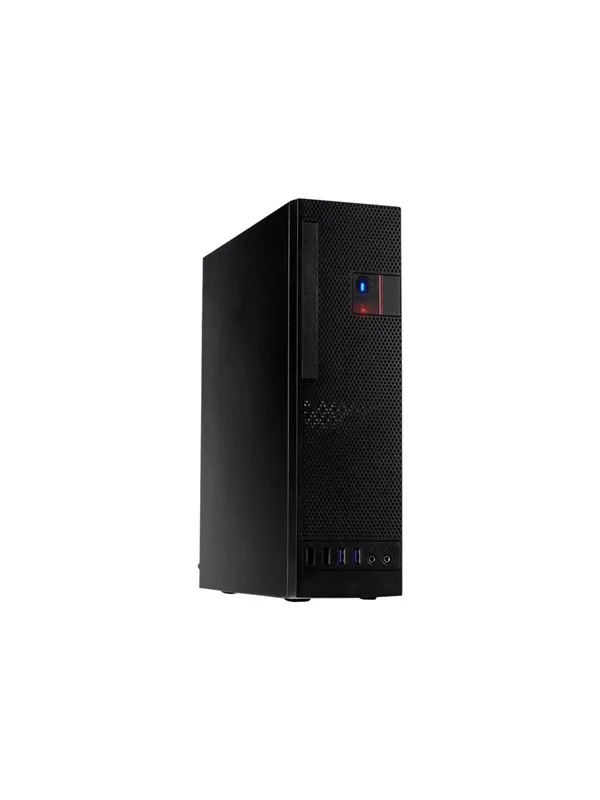 Inter-Tech S-331 - Chassi - Desktop slimline - Svart