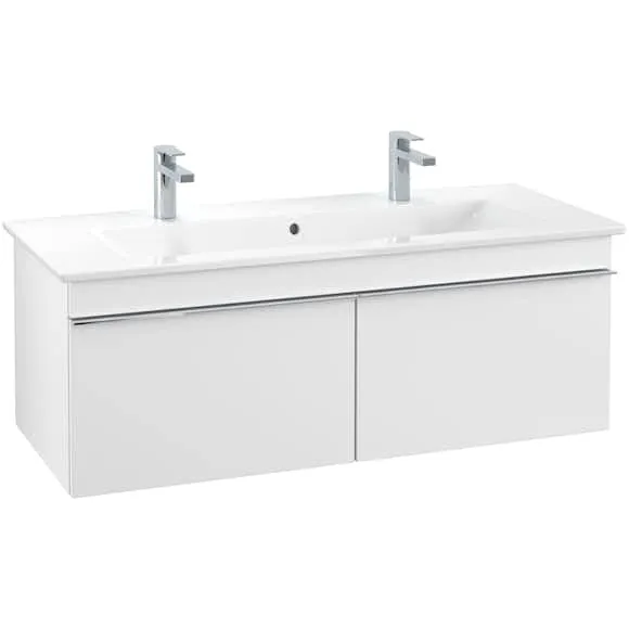 Tvättställsskåp Villeroy & Boch Venticello 115 cm med 2 Lådor för Centrerat Skåpstvättställ (#3867)